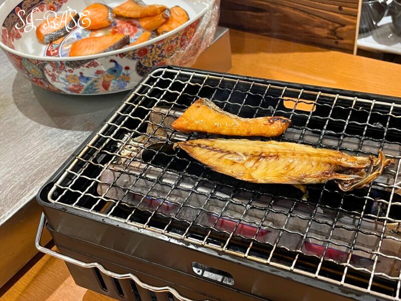 ダイワロイネットホテル沼津 自分で焼く干物