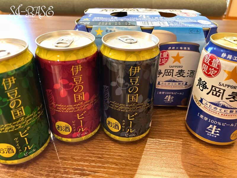 静岡限定の「伊豆の国ビール」と「静岡麦酒」。ご当地クラフトビールの飲み比べ