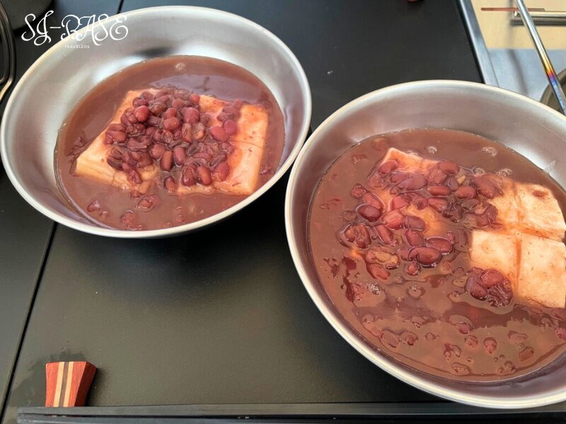 冬キャンプでストーブで焼いたお餅 おしるこで温まる