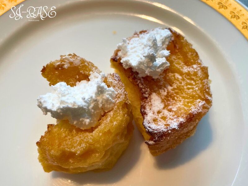 下田東急ホテルの朝食ビュッフェのフレンチトースト