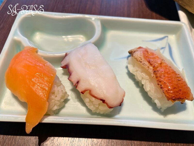 下田東急ホテルの朝食ビュッフェのお寿司