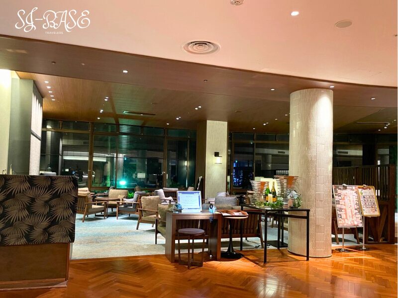 下田東急ホテルのロビーラウンジ(ソファ席)