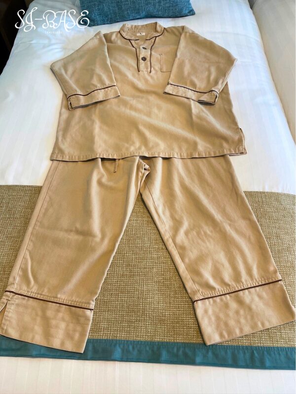 下田東急ホテルのセパレートタイプ館内着(上下セット)